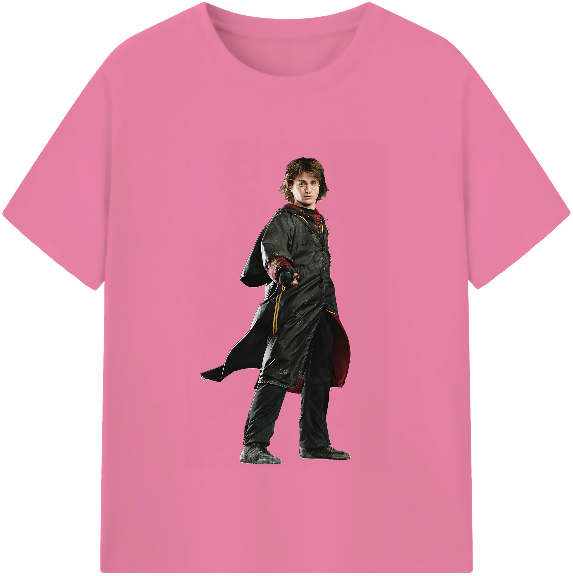 （画像用） Harry Potter ハリー・ポッターシリーズ 綿100％半袖Tシャツ（フロントプリント）